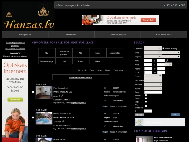 Hanzas real estate, SIA